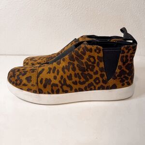 Alegria Parker Leopard Print Platform Sneaker Size 37